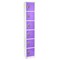Adiroffice 12 in W, 12 in D, 72 in H, Steel ADI629-206-PUR-2PK - alternate 4